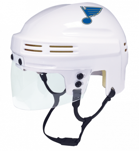 NHL St. Louis Blues Helmet - White - NHL Mini 6 X 5